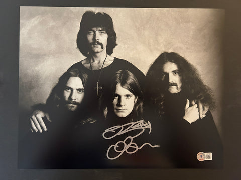 Ozzy Osbourne signed 11"x14" Photo - Beckett COA