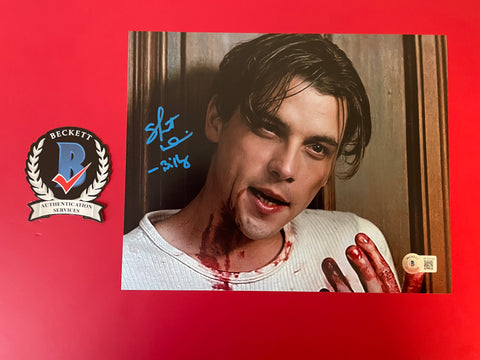 Skeet Ulrich signed 8"x10" Ghostface Scream photo - Beckett COA