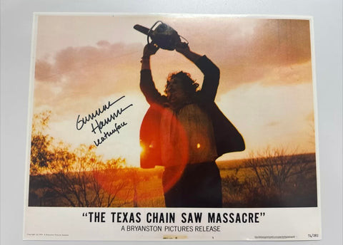 Gunnar Hansen signed 11" x 14" Leatherface Texas Chainsaw Massacre Photo - ACOA COA