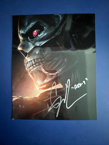 Gabriel Luna signed 8"x10" Terminator Dark Fate photo - Beckett COA