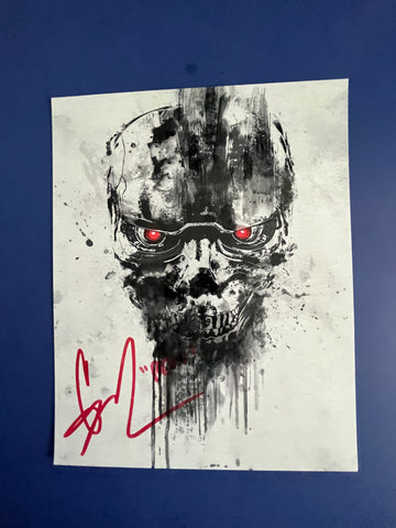 Gabriel Luna signed 8"x10" Terminator Dark Fate photo - Beckett COA