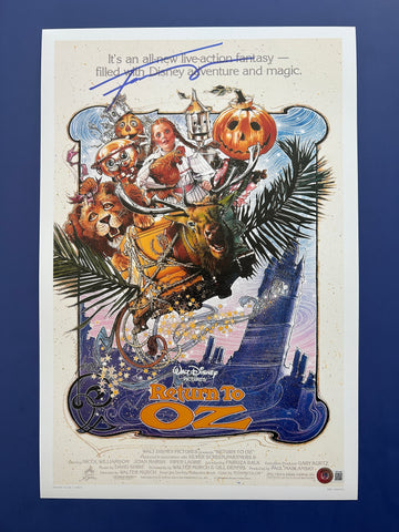 Fairuza Balk signed 12"x18" Return to Oz poster - Beckett COA