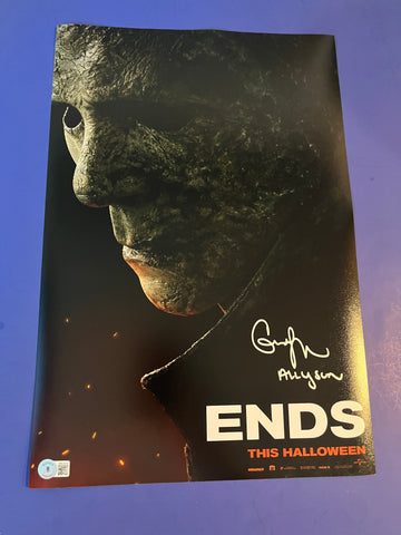 Andi Matichak signed 12"x18" Halloween Ends poster - Beckett COA