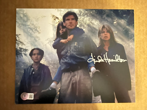 Linda Hamilton signed 8"x10" Dante's Peak photo - Beckett COA