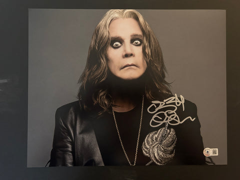 Ozzy Osbourne signed 11"x14" Photo - Beckett COA