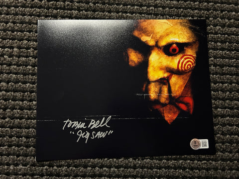 Tobin Bell signed 8"x10" Saw photo - Beckett COA