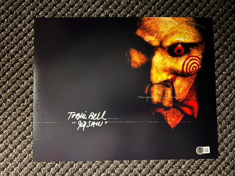 Tobin Bell signed 11"x14" Saw photo - Beckett COA