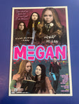 Amie Donald and Violet McGraw signed 11"x17" M3gan custom poster - Beckett COA