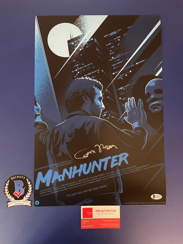 Tom Noonan signed 12"x18" Manhunter poster - Beckett COA