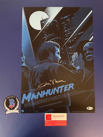 Tom Noonan signed 12"x18" Manhunter poster - Beckett COA