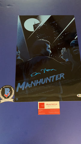 Tom Noonan signed Metallic 12"x18" Manhunter poster - Beckett COA