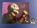 Corey Taylor signed 11”x14” Slipknot photo NEW MASK - Beckett COA