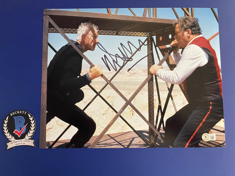 Malcolm McDowell signed 11"x14" Star Trek Photo - Beckett COA