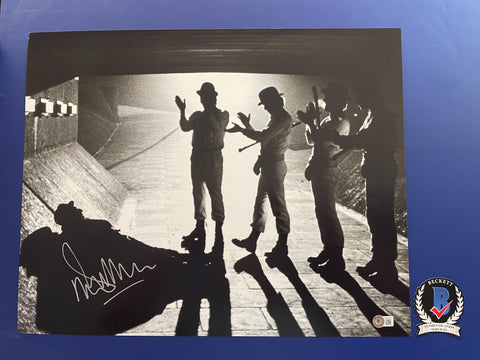 Malcolm McDowell signed 16"x20" Clockwork Orange Photo - Beckett COA