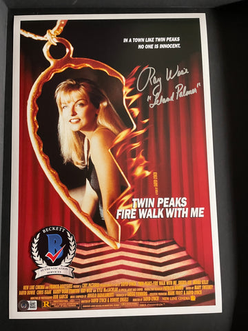 Ray Wise signed 12"x18" Twin Peaks Poster - Beckett COA