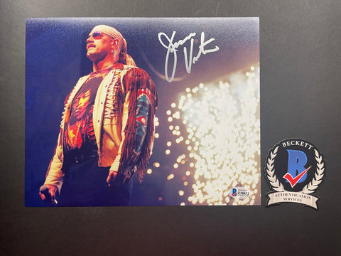 Jesse Ventura signed 8"x10" WWE photo - Beckett COA