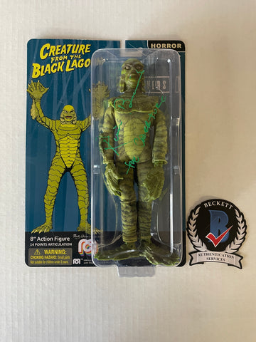 Ricou Browning signed Creature from the Black Lagoon figure - Beckett COA