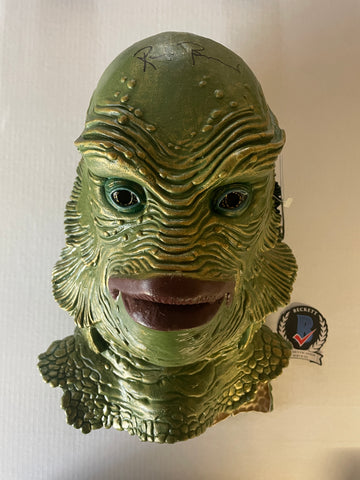 Ricou Browning signed Creature from the Black Lagoon TOTS Mask - Beckett COA