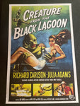 Ricou Browning signed 24"x36" Creature from the Black Lagoon poster - Beckett COA