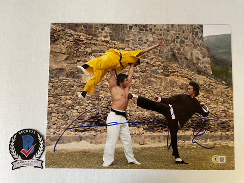 Bolo Yeung signed 11"x14" Enter the Dragon photo - Beckett COA