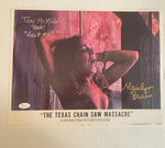 Marilyn Burns Teri McMinn signed 11" x 14" Leatherface Texas Chainsaw Massacre Photo - JSA COA