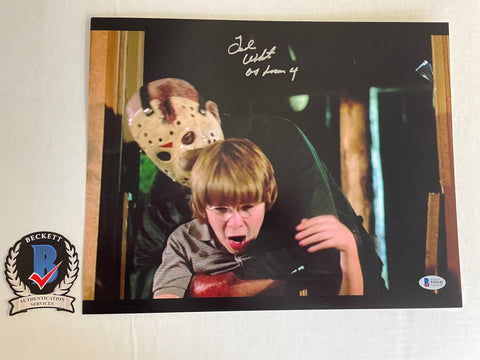 Ted White signed 11"x14" Jason Voorhees Friday the 13th Part 4 Photo - Beckett COA
