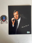 William B Davis signed 8"x10" X Files Smoking Man photo - Beckett COA