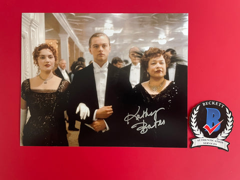 Kathy Bates signed 8"x10" Titanic photo - Beckett COA