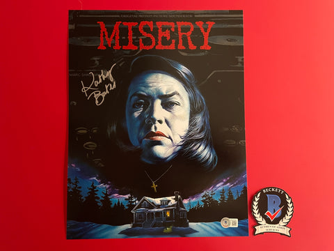 Kathy Bates signed 11"x14" Misery artwork - Beckett COA