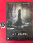 Marisol Ramirez signed 12"x18" The Curse of La Llorona poster - Beckett COA