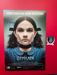 Vera Farmiga signed 12"x18" Orphan poster - Beckett COA