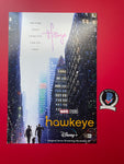 Vera Farmiga signed 12"x18" Hawkeye poster - Beckett COA