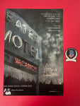 Vera Farmiga signed 12"x18" Bates Motel Norma Bates poster - Beckett COA