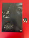 Bonnie Aarons signed 12"x18" The Nun poster - Beckett COA