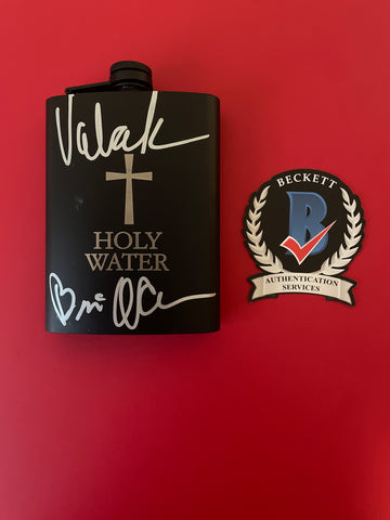 Bonnie Aarons signed The Nun holy water flask - Beckett COA