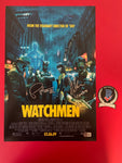 Patrick Wilson Jeffrey Dean Morgan signed 12"x18" Watchmen poster - Beckett COA