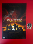 Thomas Ian Griffith signed 12"x18" Valak Vampires poster - Beckett COA