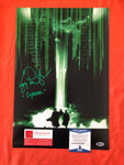 Joe Pantoliano signed 12"x18" The Matrix Poster - Beckett COA