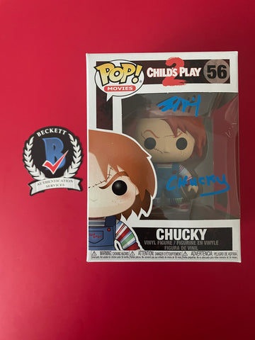 Brad Dourif signed Chucky Child's Play funko - Beckett COA