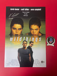 Neve Campbell signed 12"x18" Wild Things Denise Richards poster - Beckett COA