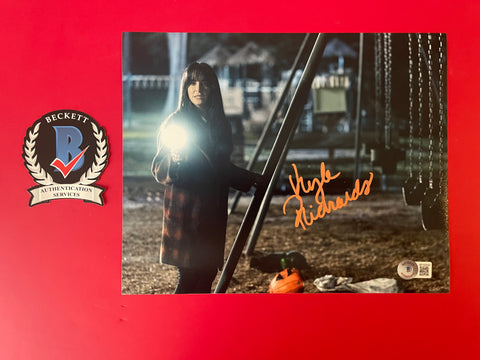Kyle Richards signed 8"x10" Halloween Kills Michael Myers photo - Beckett COA