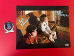 Brian Andrews Kyle Richards signed 11"x14" Halloween Michael Myers photo - Beckett COA