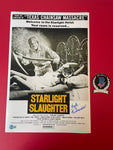 Kyle Richards signed 12"x18" Starlight Slaughter poster - Beckett COA