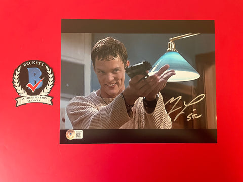 Matthew Lillard signed 8"x10" Ghostface Scream photo - Beckett COA