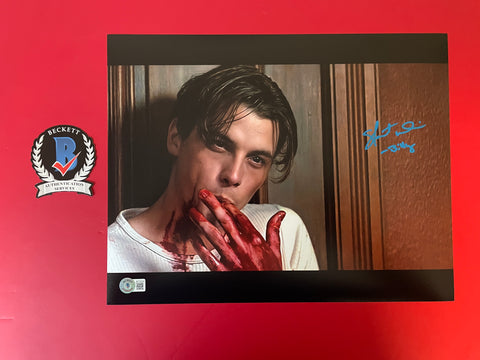 Skeet Ulrich signed 11"x14" Ghostface Scream photo - Beckett COA