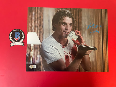 Skeet Ulrich signed 11"x14" Ghostface Scream photo - Beckett COA