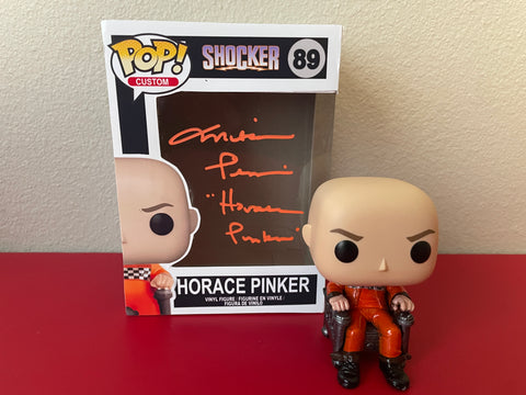 Mitch Pileggi signed Custom Horace Pinker Shocker Funko Pop - Beckett COA