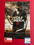 John Jarratt signed 12"x18" Wolf Creek Poster - Beckett COA
