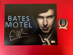 Freddie Highmore signed 11"x14" Bates Motel Norman Bates photo - Beckett COA