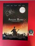 Freddie Highmore signed 12"x18" August Rush poster - Beckett COA